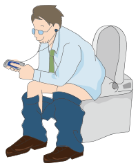 トイレで一息